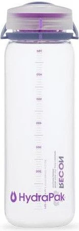 Hydrapak Recon Watter Bottle 1L Clear/Purple