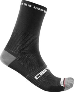 Pair Of Castelli Rosso Corsa Pro 15 Socks Black