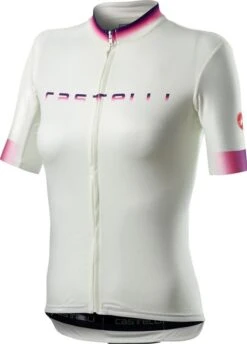 Castelli Gradient Short Sleeve Jersey White Ivory