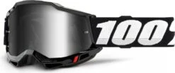 100% ACCURI 2 Mask | Black | Mirror Argents Glasses