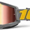100% STRATA 2 Mask | Gray Yellow Izipizi | Red Mirror Glasses