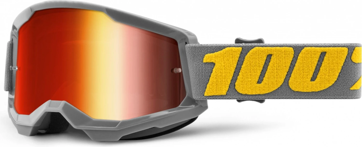 100% STRATA 2 Mask | Gray Yellow Izipizi | Red Mirror Glasses 1 100% STRATA 2 Mask | Gray Yellow Izipizi | Red Mirror Glasses
