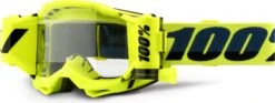 100% ACCURI 2 Mask | Neon Yellow Forecast | Clear Glasses