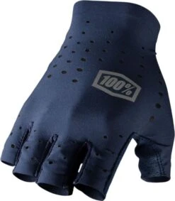 Pair Of Short Gloves 100% Sling Blue