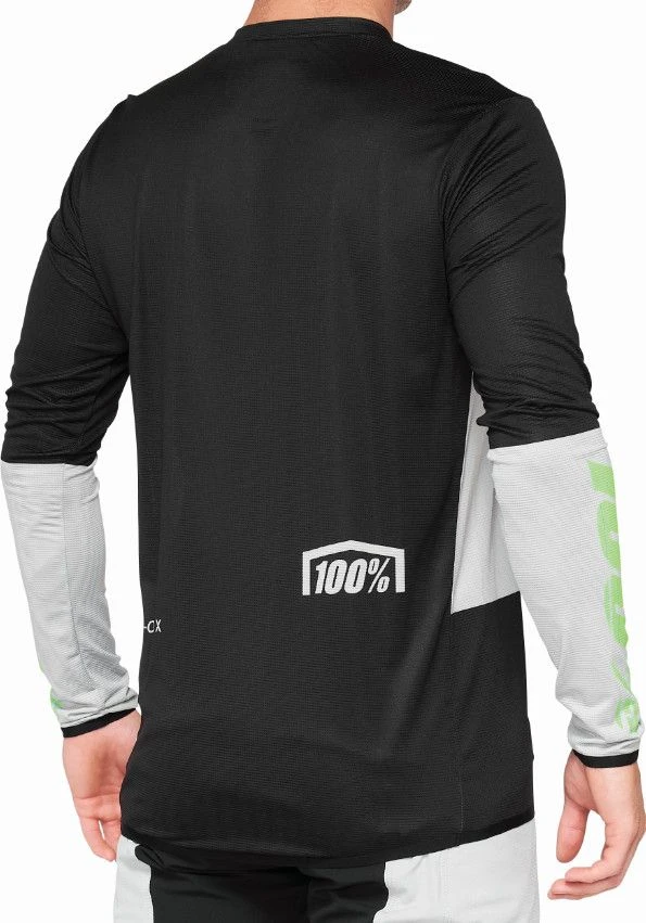 100% R-Core X Jersey Vapor Black Jersey 2 100% R-Core X Jersey Vapor Black Jersey - Image 2