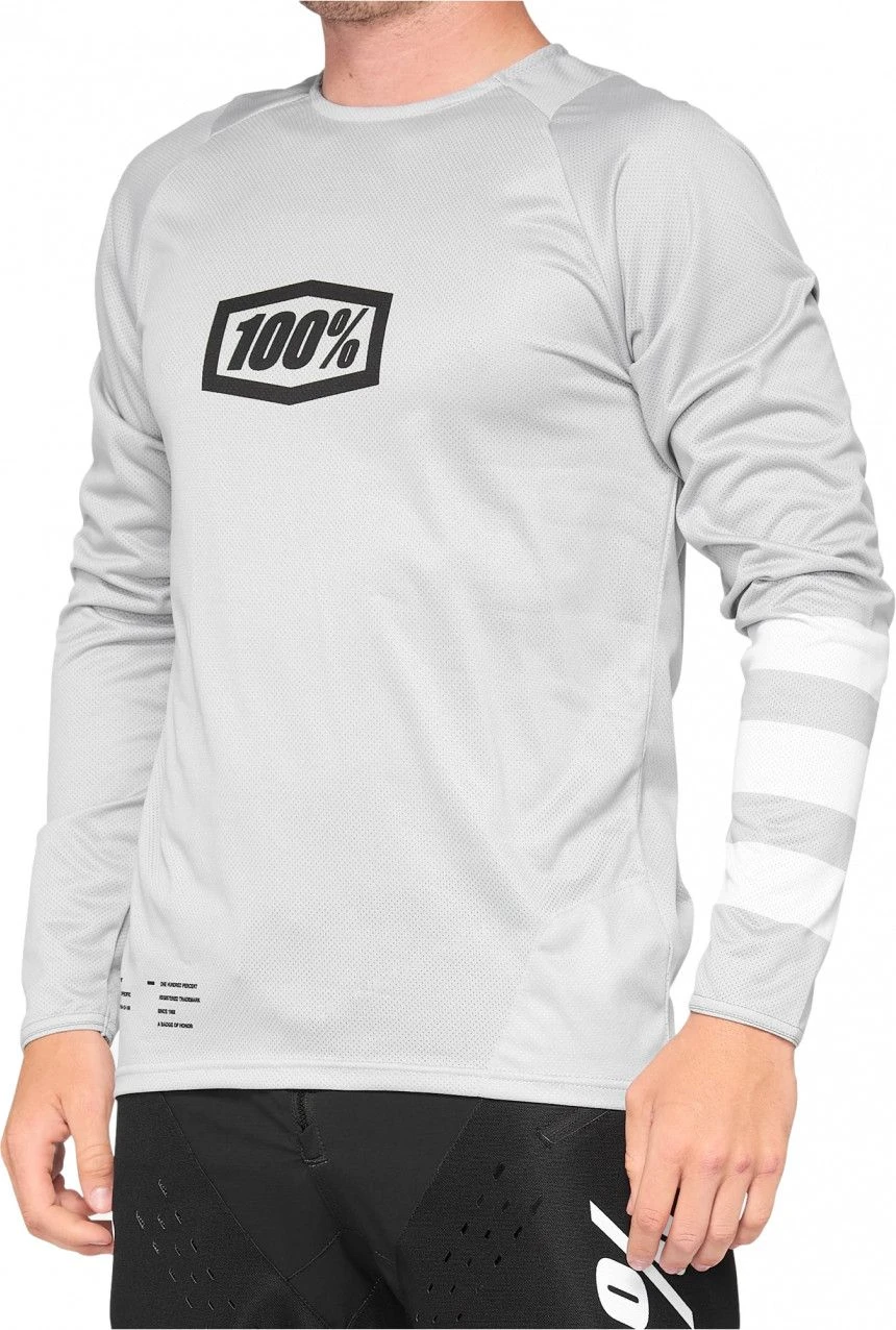 Kids 100% R-Core Jersey Vapor / White 1 Kids 100% R-Core Jersey Vapor / White