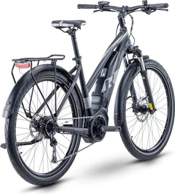 R Raymon TourRay E 3.0 Lady Electric Trekking Bike Shimano Altus/Deore 9S 500 Wh 27.5'' Black Grey Matt 2021 3 R Raymon TourRay E 3.0 Lady Electric Trekking Bike Shimano Altus/Deore 9S 500 Wh 27.5'' Black Grey Matt 2021 - Image 3