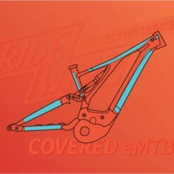 RideWrap Covered Protection EMTB Matte Clear