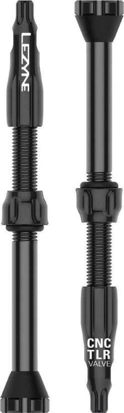 Lezyne Tubeless Pack Of 2 Valves Black