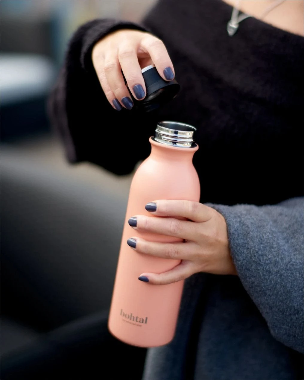 Smartshake Bothal Insulated Bottle 600ml Coral Pink 2 Smartshake Bothal Insulated Bottle 600ml Coral Pink - Image 2