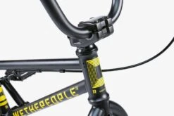 BMX Freestyle WeThePeople Riot 14.5TT Matt Black / Yellow -Component Bike Gear 18596345fd32f606067b3.73313034