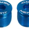 Neatt Attack V2 / Oxygen V2 Blue Pedal Axle Covers (x2)
