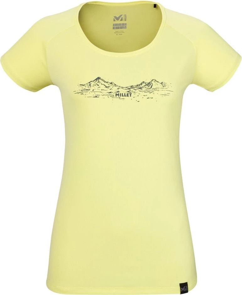 Millet Hazy Mtn T-shirt Yellow Women 1 Millet Hazy Mtn T-shirt Yellow Women