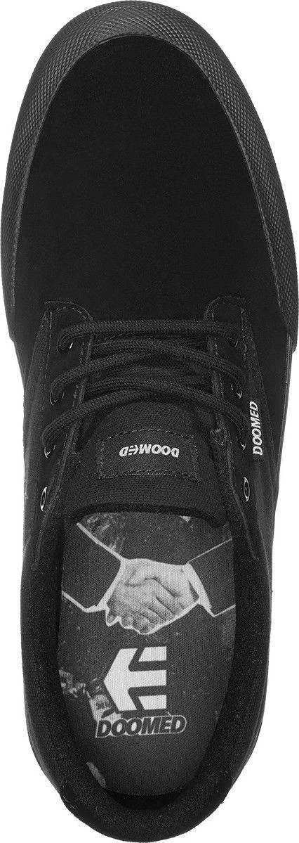 Etnies Jameson Vulc X Doomed Raw Black Shoes 2 Etnies Jameson Vulc X Doomed Raw Black Shoes - Image 2