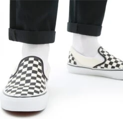 Vans Slip-On (Checkerboard) Skate Shoes Black / Off -Component Bike Gear 19141355ffc3a8f5964e1.83688988