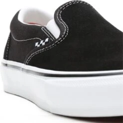 Vans Slip-On Black / White Skate Shoes -Component Bike Gear 19141365ffc3a8f5a6d68.15127948