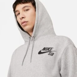 Nike SB Icon Gray Hoodie -Component Bike Gear 191496660015c394bc5b9.76962585