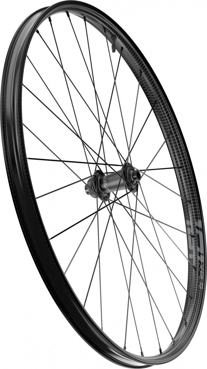 Zipp 101 XPLR Tubeless 650b Disc Front Wheel | 12x100mm | Centerlock | Black And Gray 1 Zipp 101 XPLR Tubeless 650b Disc Front Wheel | 12x100mm | Centerlock | Black And Gray