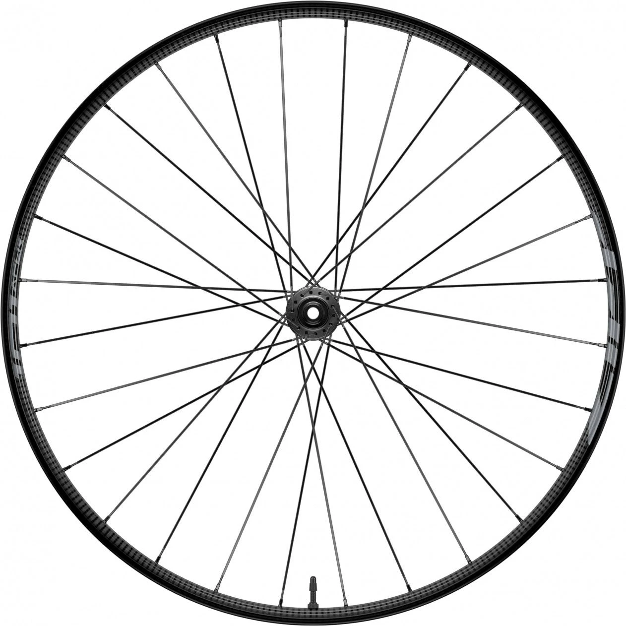Zipp 101 XPLR Tubeless 650b Disc Front Wheel | 12x100mm | Centerlock | Black And Gray 3 Zipp 101 XPLR Tubeless 650b Disc Front Wheel | 12x100mm | Centerlock | Black And Gray - Image 3