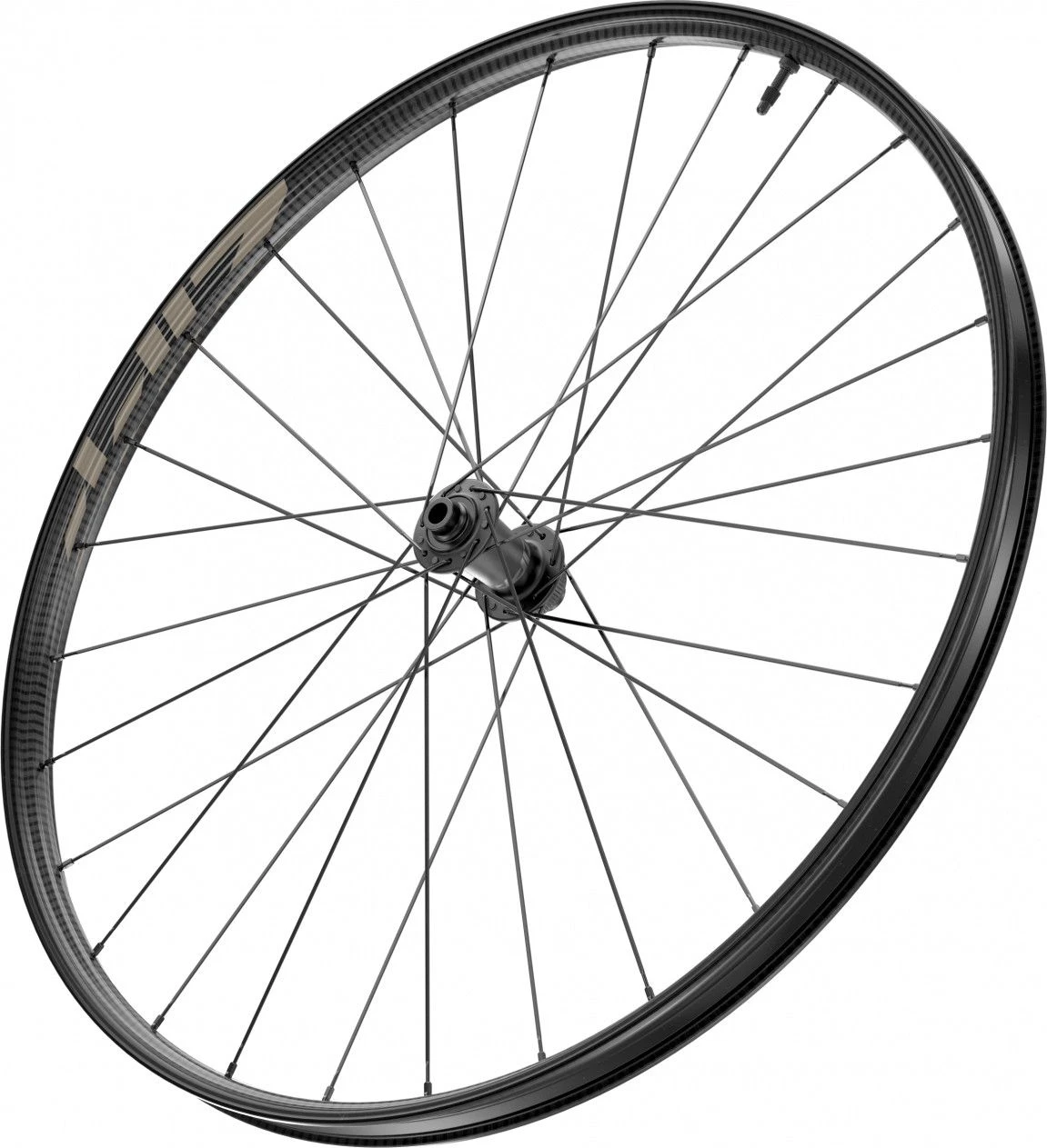 Zipp 101 XPLR Tubeless 650b Disc Front Wheel | 12x100mm | Centerlock | Black And Beige Kwiqsand 2 Zipp 101 XPLR Tubeless 650b Disc Front Wheel | 12x100mm | Centerlock | Black And Beige Kwiqsand - Image 2