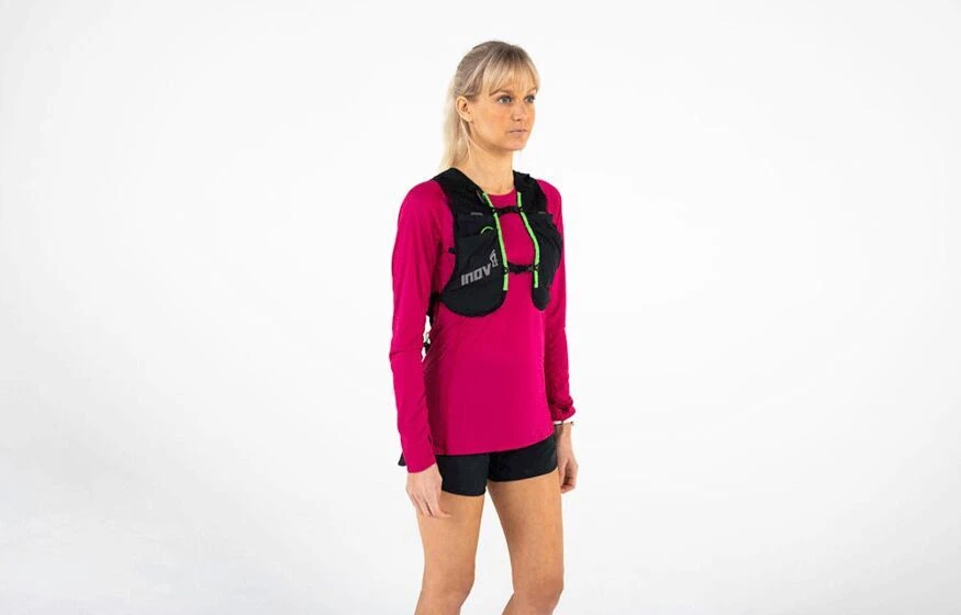 Hydration Jacket Inov-8 Venturelite 4 Vest Black Green Unisex 4 Hydration Jacket Inov-8 Venturelite 4 Vest Black Green Unisex - Image 4