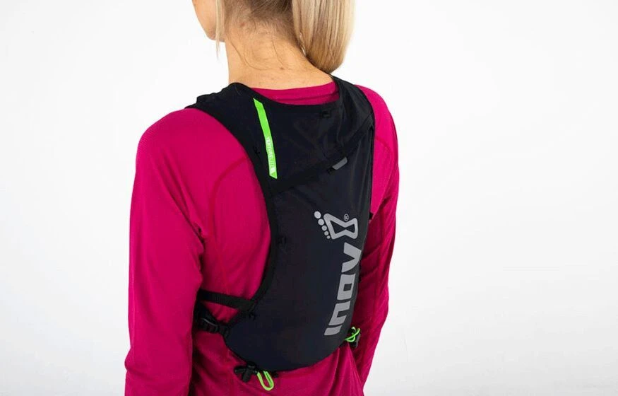 Hydration Jacket Inov-8 Venturelite 4 Vest Black Green Unisex 5 Hydration Jacket Inov-8 Venturelite 4 Vest Black Green Unisex - Image 5