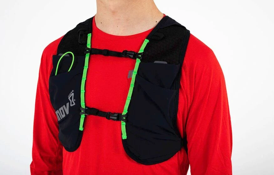 Hydration Jacket Inov-8 Venturelite 4 Vest Black Green Unisex 6 Hydration Jacket Inov-8 Venturelite 4 Vest Black Green Unisex - Image 6