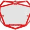 BMX Stay Strong Pro Number Plate Red