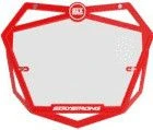 BMX Stay Strong Pro Number Plate Red
