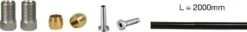 Hose Kit With Elvedes Fittings 2000m For Shimano Black