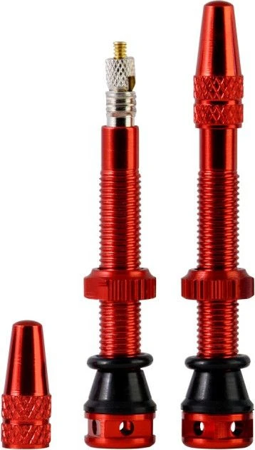Tubeless Valves SB3 MKII 44 Mm Aluminum Red 1 Tubeless Valves SB3 MKII 44 Mm Aluminum Red