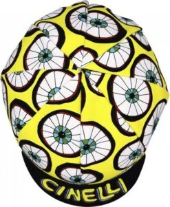 Cinelli Eyes 4 U Cap Yellow / Black -Component Bike Gear 2002871606c12a7c7f553.98639812