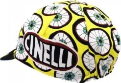 Cinelli Eyes 4 U Cap Yellow / Black -Component Bike Gear 2002871606c12abab9387.62014355