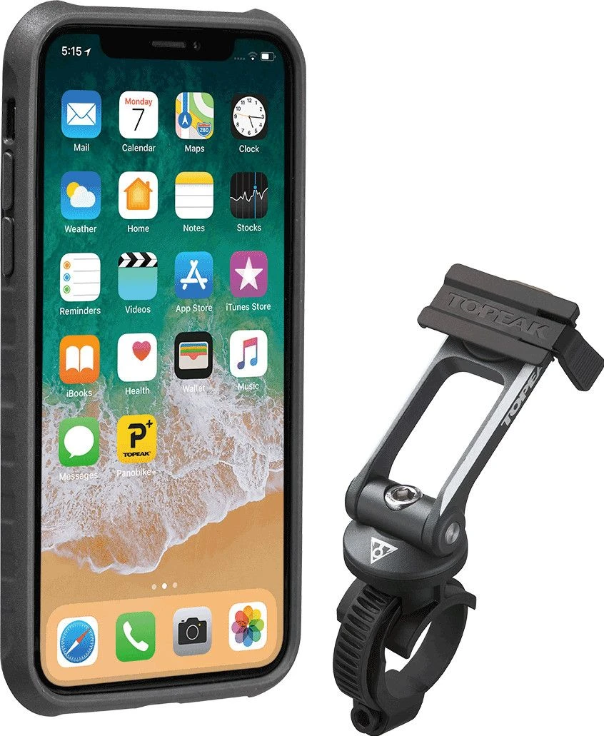 Topeak RideCase (Apple IPhone X / XS) Black 1 Topeak RideCase (Apple IPhone X / XS) Black