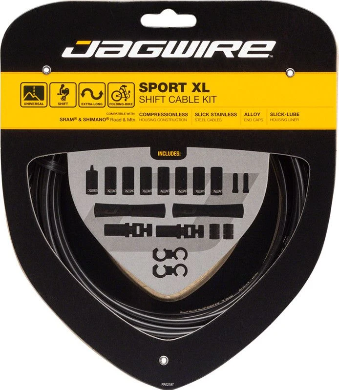 Jagwire Sport XL Shift Kit Black 1 Jagwire Sport XL Shift Kit Black