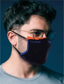 Thuasne Sport Mask Activ Security Sport V2 Blue Orange -Component Bike Gear 20274356062e7b7ef3804.19659054