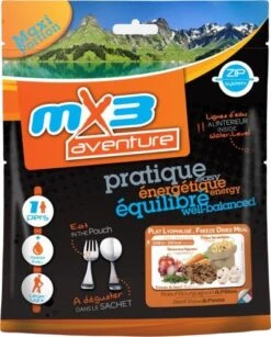 MX3 Freeze-Dried Meal With Beef Bourguignon And Pasta 140 G