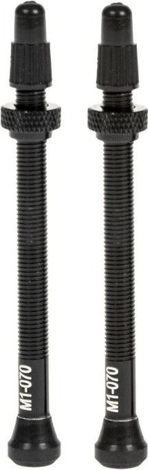 Pair Of Fulcrum Tubeless Presta Valves Black