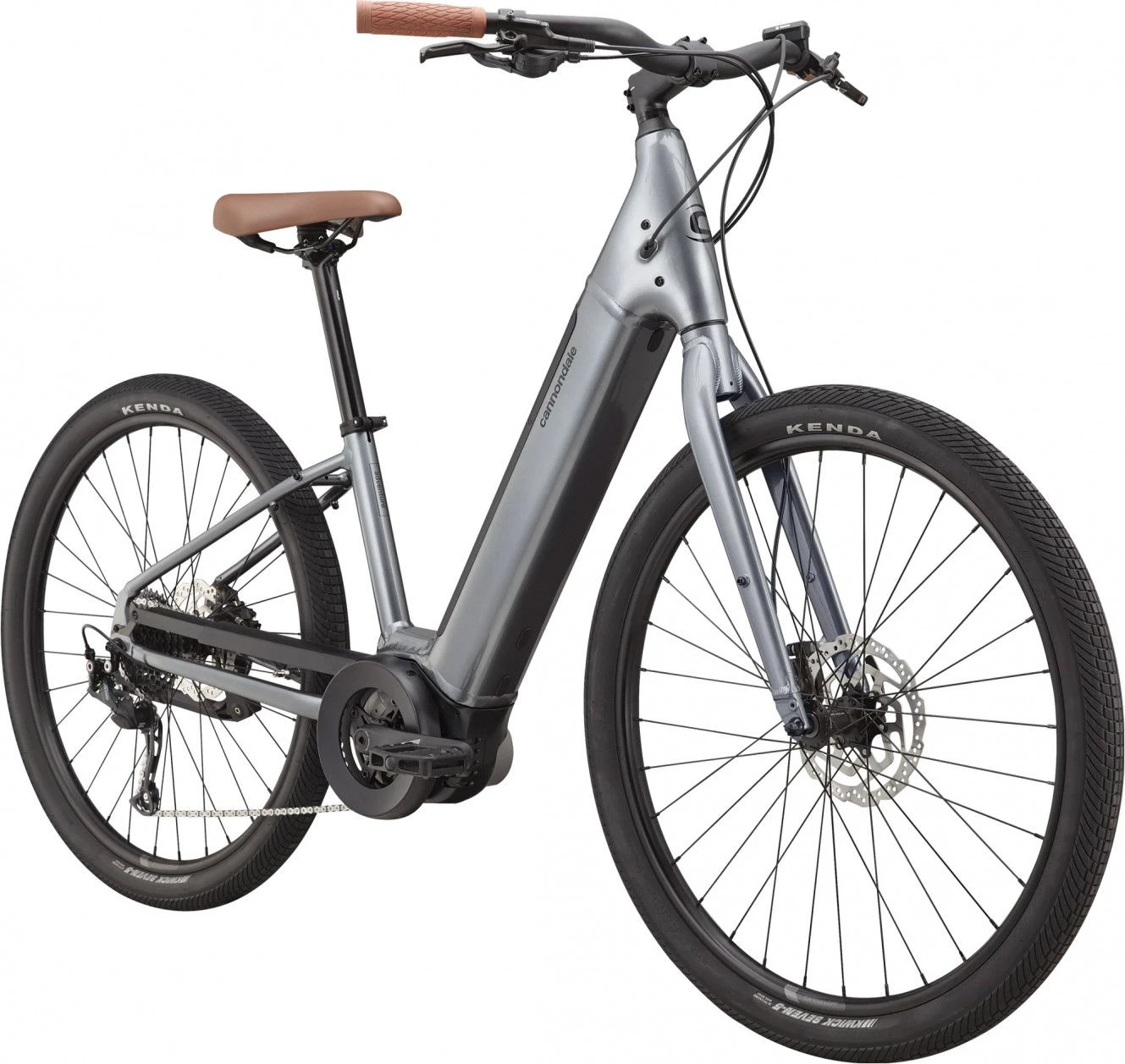 Cannondale Adventure Neo 4 650b Shimano 9V 400Wh Electric City Bike Gray 2 Cannondale Adventure Neo 4 650b Shimano 9V 400Wh Electric City Bike Gray - Image 2