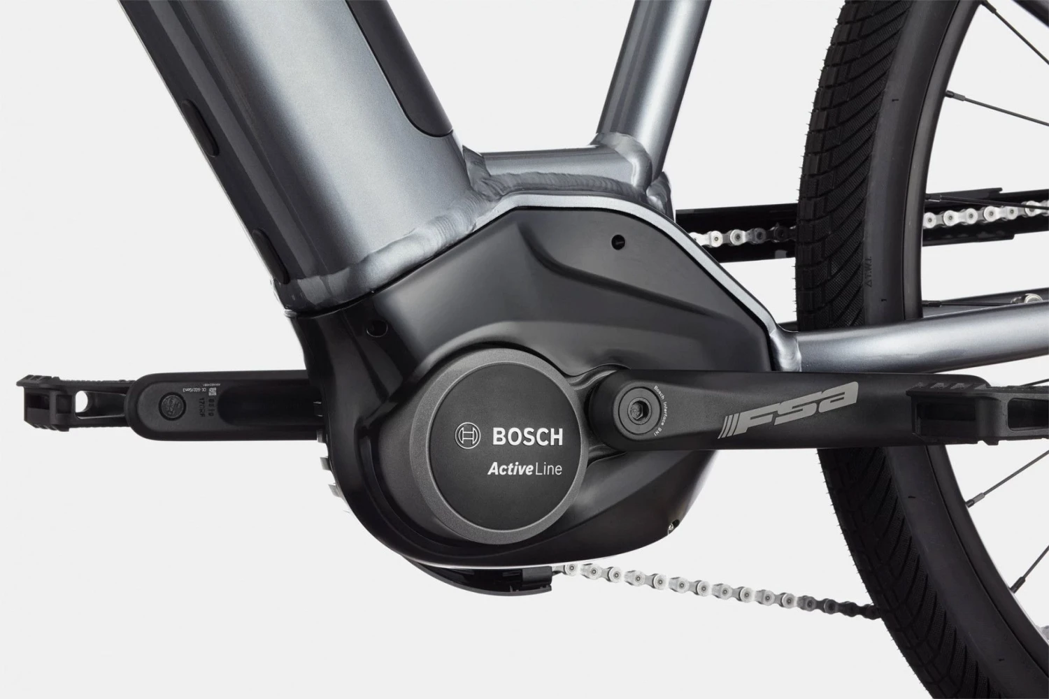 Cannondale Adventure Neo 4 650b Shimano 9V 400Wh Electric City Bike Gray 4 Cannondale Adventure Neo 4 650b Shimano 9V 400Wh Electric City Bike Gray - Image 4