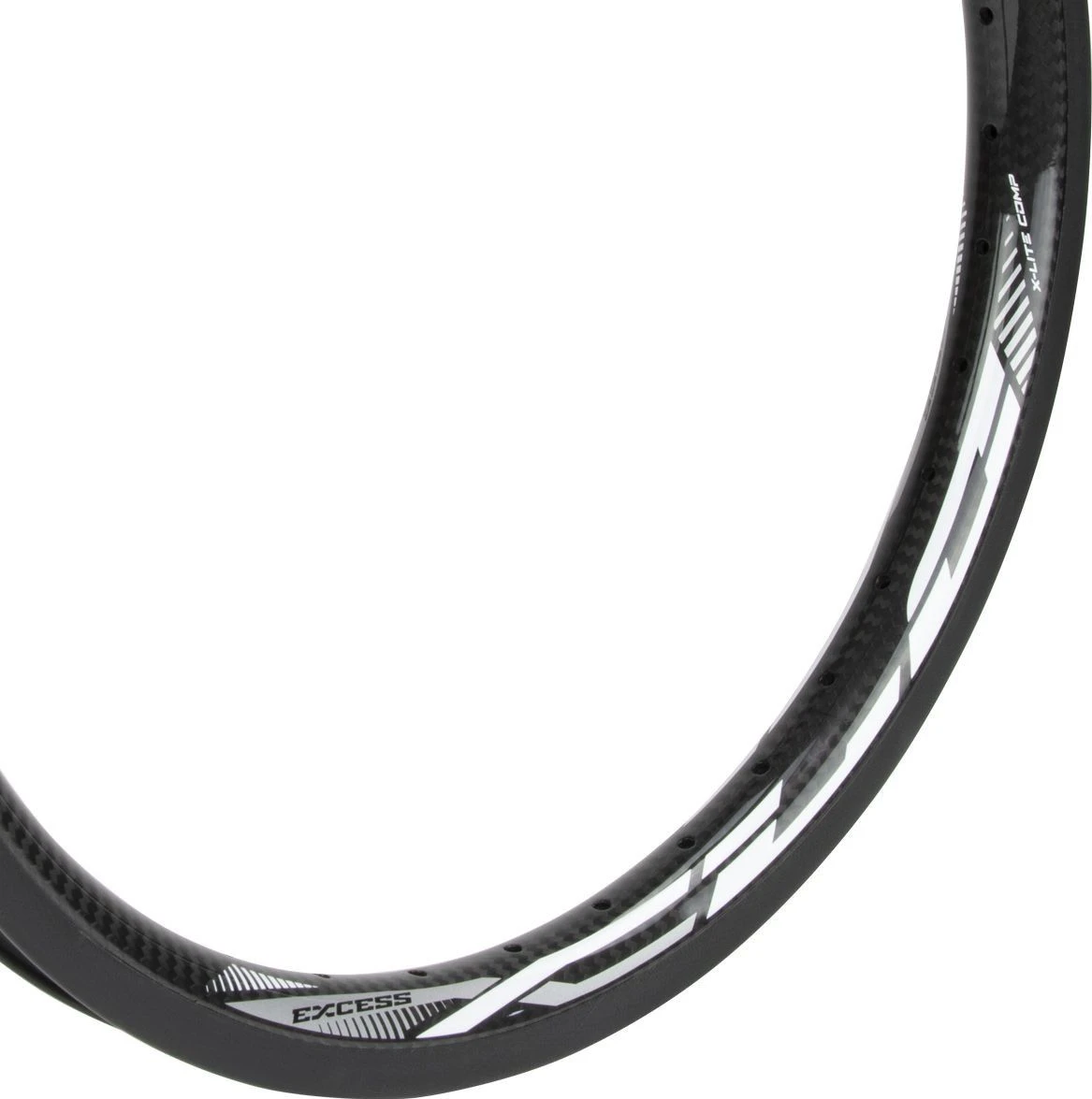 Excess XLC Carbon Rear Rim 406X32 Mm 36 Holes Black 1 Excess XLC Carbon Rear Rim 406X32 Mm 36 Holes Black
