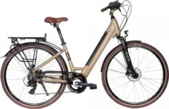 Bicyklet Carmen Electric City Bike Shimano Tourney/Altus 7S 504 Wh 700 Mm Brown Tan