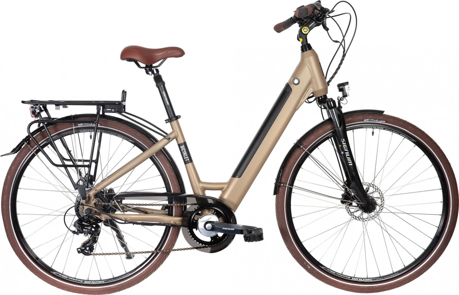 Bicyklet Carmen Electric City Bike Shimano Tourney/Altus 7S 504 Wh 700 Mm Brown Tan 1 Bicyklet Carmen Electric City Bike Shimano Tourney/Altus 7S 504 Wh 700 Mm Brown Tan