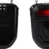 Hiplok Cable Lock + Rear Light Hiplock Black