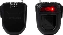 Hiplok Cable Lock + Rear Light Hiplock Black
