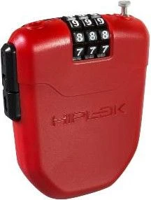 Hiplok FX Cable Lock Red