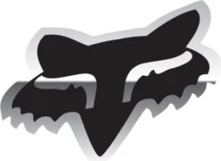 Fox Fox Head 4 '' Chrome Stickers