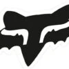Fox Racing Shox Fox Head 7'' Sticker Black