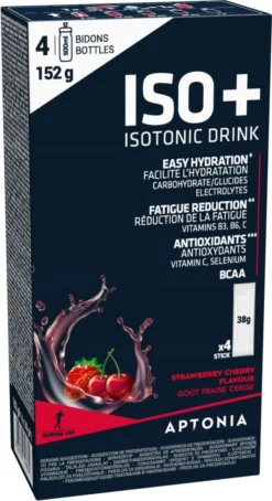 Aptonia Energy Drink Iso Powder + Red Fruits 4 X 38g