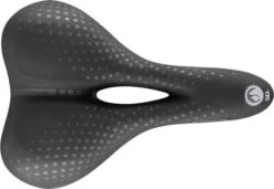 SELLE SAN MARCO San Marco Bioaktive Trekking Open Fit Gel Suede Saddle Black